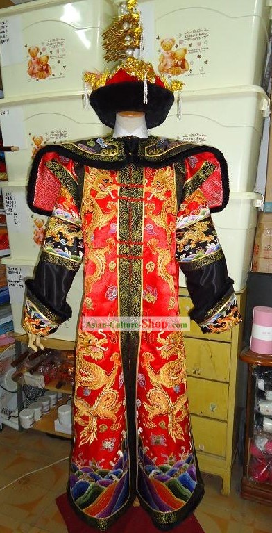 Ancient Chinese Empress Wedding Dress Complete Set