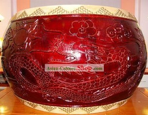 Chinese Classical Dragon Water Tang Drum