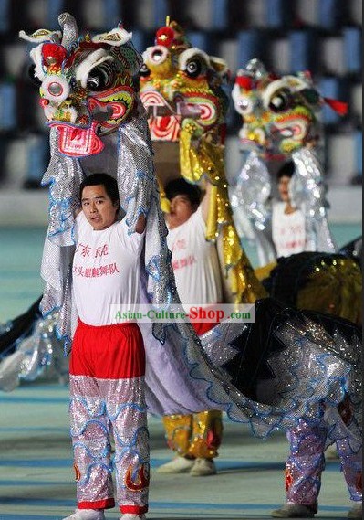 Peking Olympic Games Kylin Dance Costume Complete Set