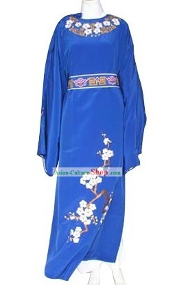 Traditional Chinese Blue Robe for Men