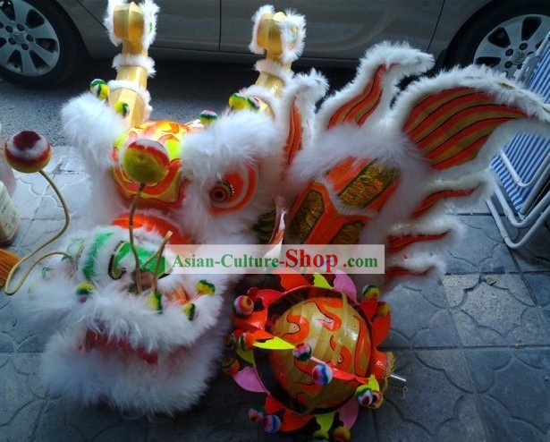 Supreme Chinese Dragon Dance Costume Complete Set for Kids