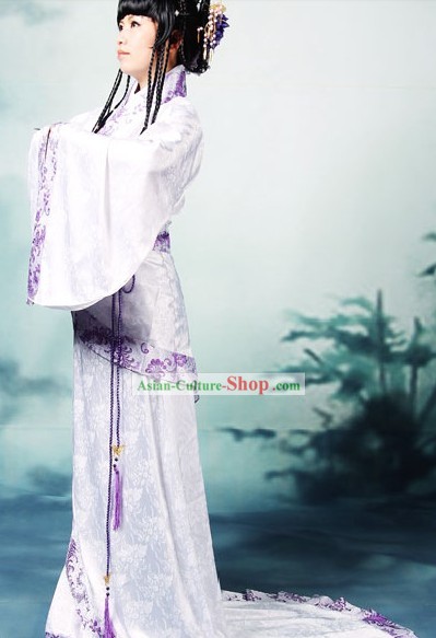 Traditional Chinese Brocade Hanfu Suit for Women
