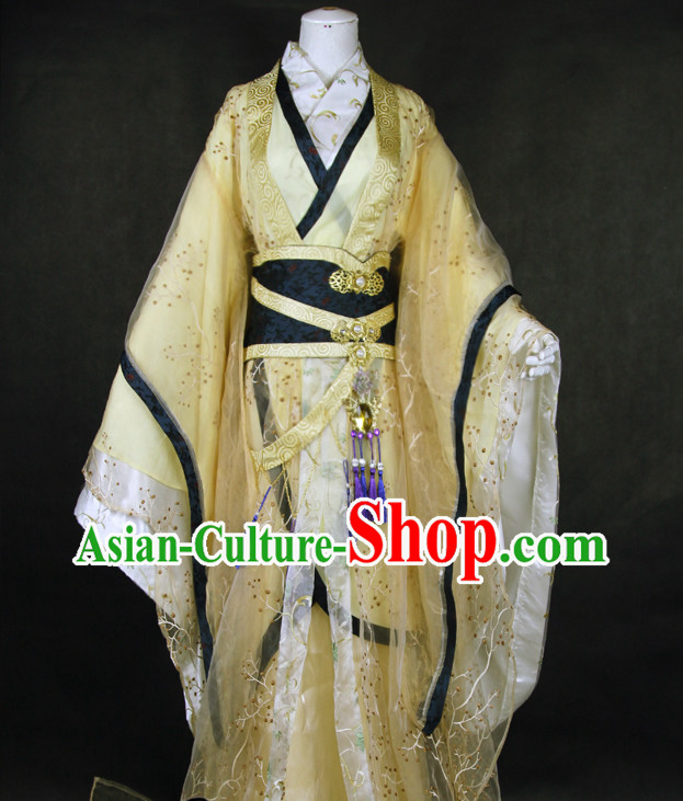 Ancient Chinese Royal Hanfu Clothing Complete Set for Men