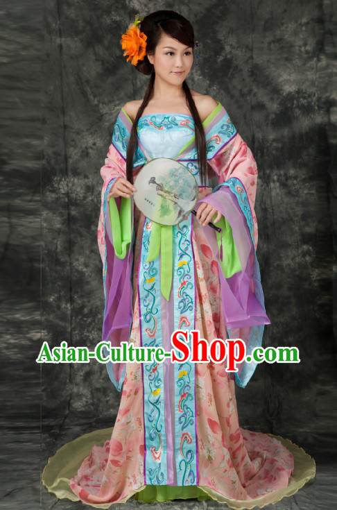 Ancient Chinese Tang Palace Empress Costumes for Women