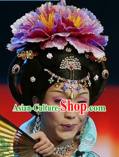 Ancient Chinese Tang Dynasty Imperial Empress Wig Set