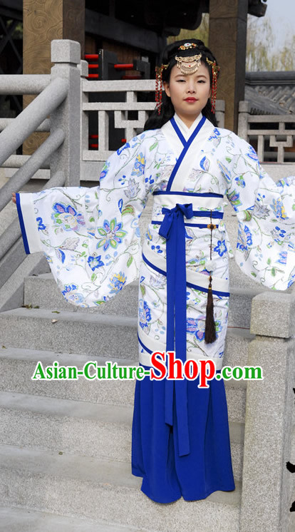 Ancient Chinese Princess Fish Tail Robe for Women