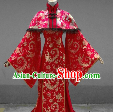 Chinese Classical Red Female Wedding Dress