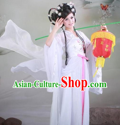 Tang Dynasty Imperial Concubine White Clothing Complete Set