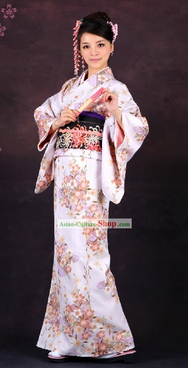 Traditional Japanese Formal Female Kimono