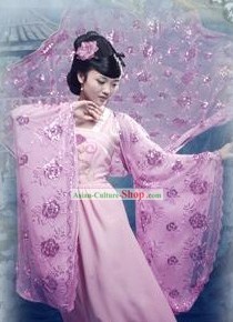 Ancient Chinese Purple Fairy Costumes