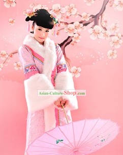 Ancient Chinese Qing Dynasty Princess Costume Complete Set