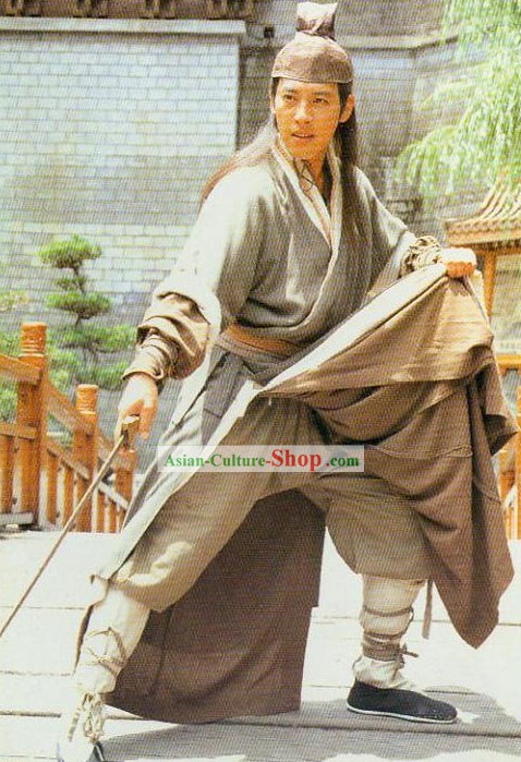 Chinese Film Character Ling Huchong Costume for Men