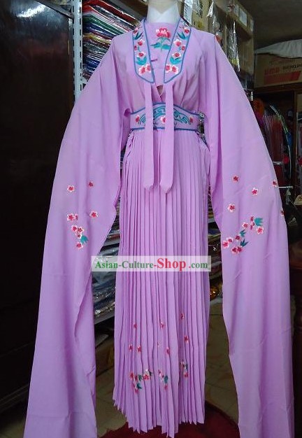 Long Sleeve Purple Dance Costumes for Women