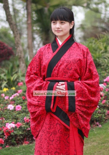 Ancient Chinese Quju Hanfu Clothing Complete Set for Women