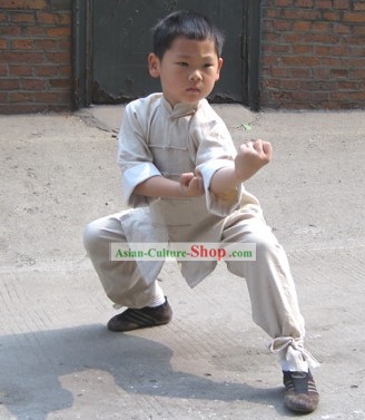 Long Sleeve Tai Chi Competition Suit for Children