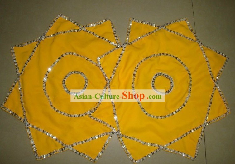 Traditional Chinese Yellow Dance Handkerchief