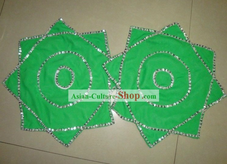 Traditional Chinese Green Dance Handkerchief