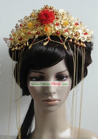 Chinese Classic Bride Wedding Hat