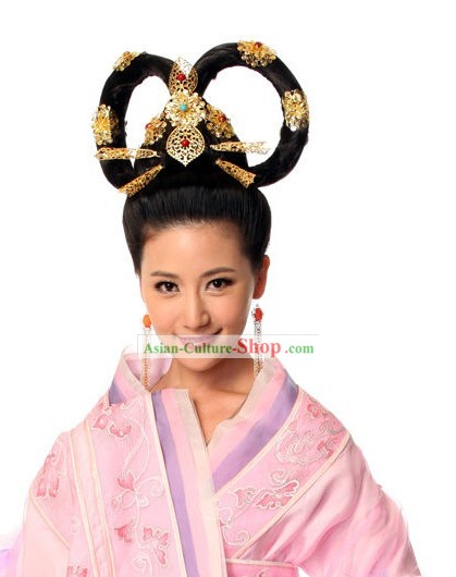 Ancient Chinese Princess Wig and Hair Accessories