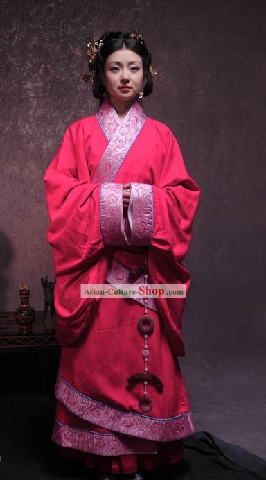 Ancient Chinese Han Dynasty Clothing for Women