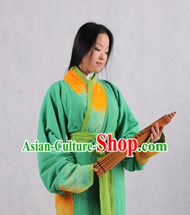 Ancient Chu Guo Women Clothes Complete Set