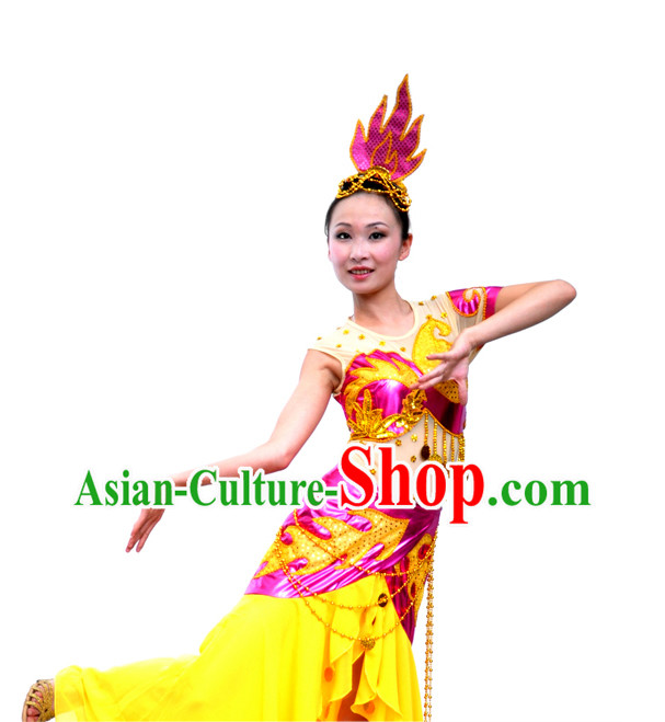 Chinese Dai Minority Dance Costume for Women