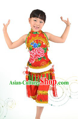 Chinese Lunar New Year Festival Ceremony Celebration Dance Costume for Children