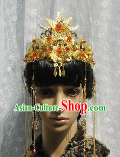 Chinese Classical Handmade Wedding Flower Headpiece Hairpins for Women