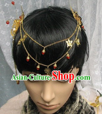 Traditional Chinese Handmade Butterfly and Flower Hair Accessories for Women