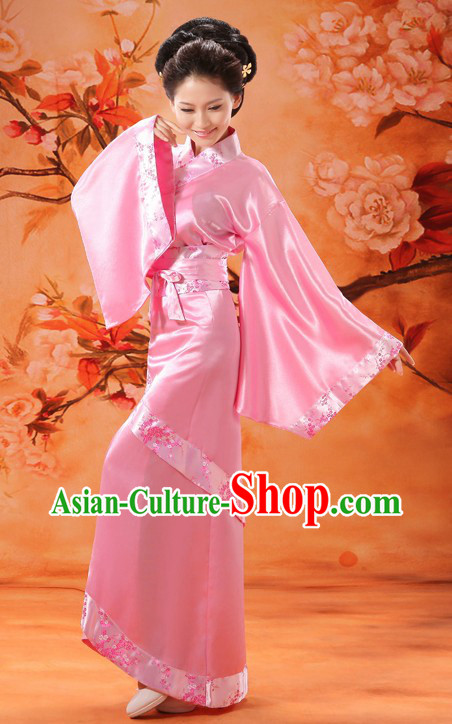 Ancient Chinese Pink Han Fu Clothing for Women