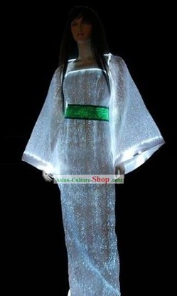 Electric LED Glowing Hanfu Clothing Complete Set
