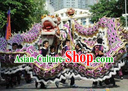 Grand Opening and Business Booming Celebration Dragon Dancing Costume Complete Set