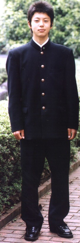 Traditional Japanese Black Gakuran Uniform for Men