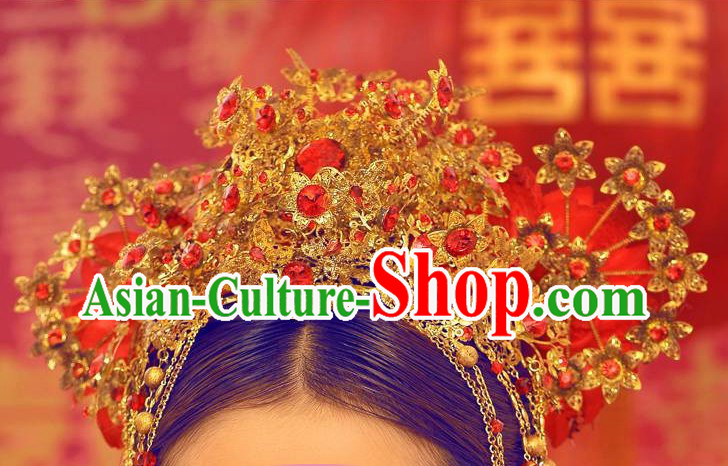 Traditional Chinese Handmade Bridal Wedding Crown