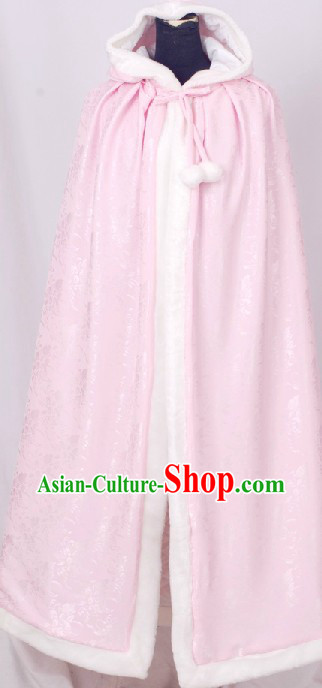 Ancient Chinese Pink Princess Cape for Women