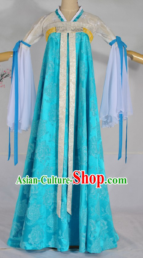 Ancient Chinese Tang Dynasty Palace Lady Costumes Complete Set