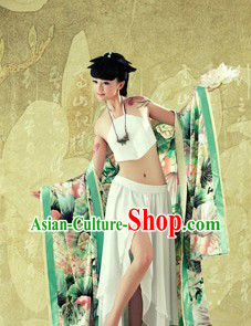 Ancient Chinese Lotus Lady Costume