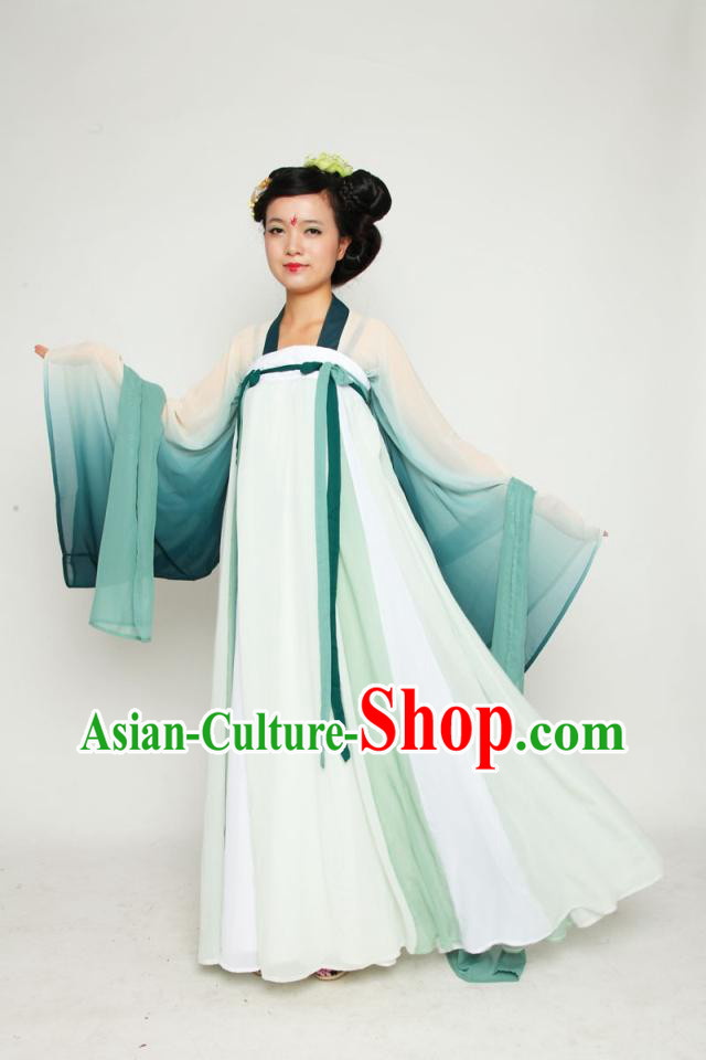Ancient Chinese Tang Dynasty Female Clothing Complete Set