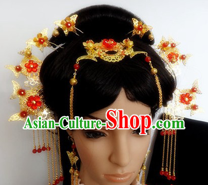 Ancient Chinese Handmade Hair Accessories Complete Set for Women