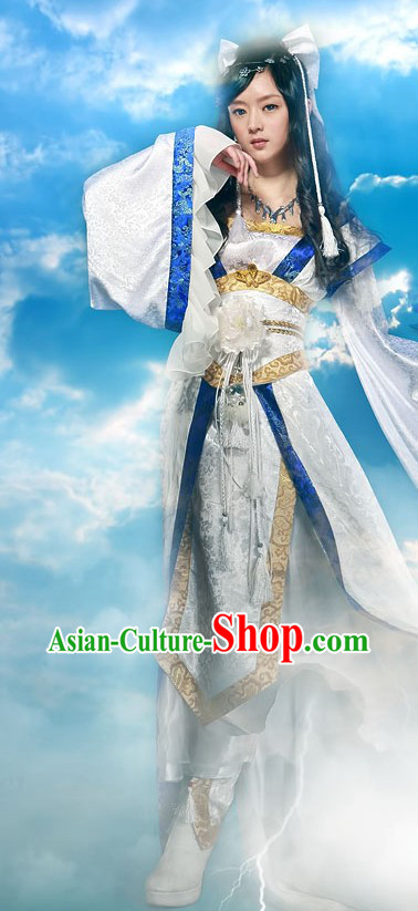 Ancient Chinese Swordswoman Cosplay Costumes