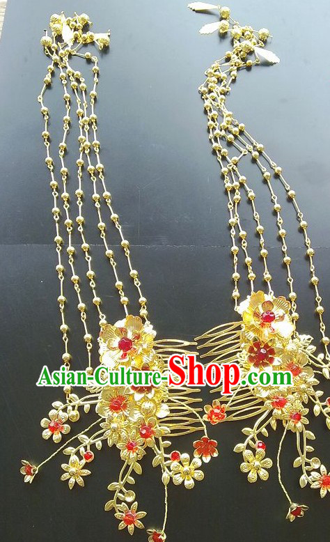 Ancient Chinese Style Handmade Hairpin with Long Tassels