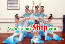 Dunhuang Dance Costumes and Head Pieces for Women