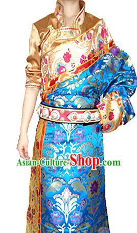 Traditional Chinese Tibetan Clothes Complete Set for Women