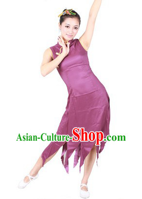 Han Minority Cheongsam Style Dance Costumes for Women