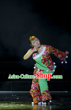 Traditional Chinese Lion Dancer Leading Costume for Women