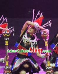 Yao Ethnic Dance Costumes for Women
