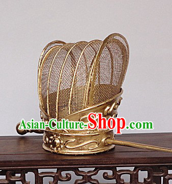 Ancient Chinese Qin and Han Dynasty Golden Coronet