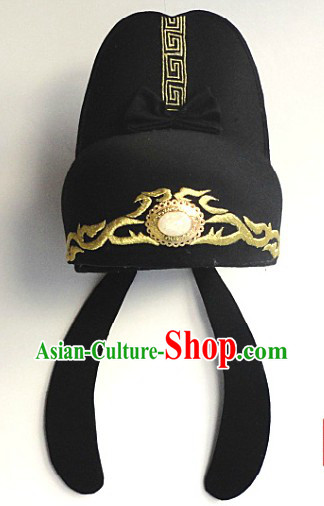 Ancient Chinese Tang Dynasty Di Renjie Film Official Hat for Men