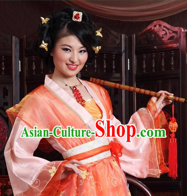 Song Dynasty Imperial Palace Female Maid Costumes Complete Set for Women