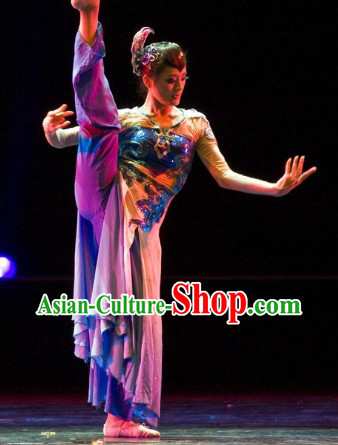 Ancient Chinese Classical Dance Dress Complete Set for Women